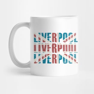 UK Proud - Liverpool Vintage Union Jack Mug